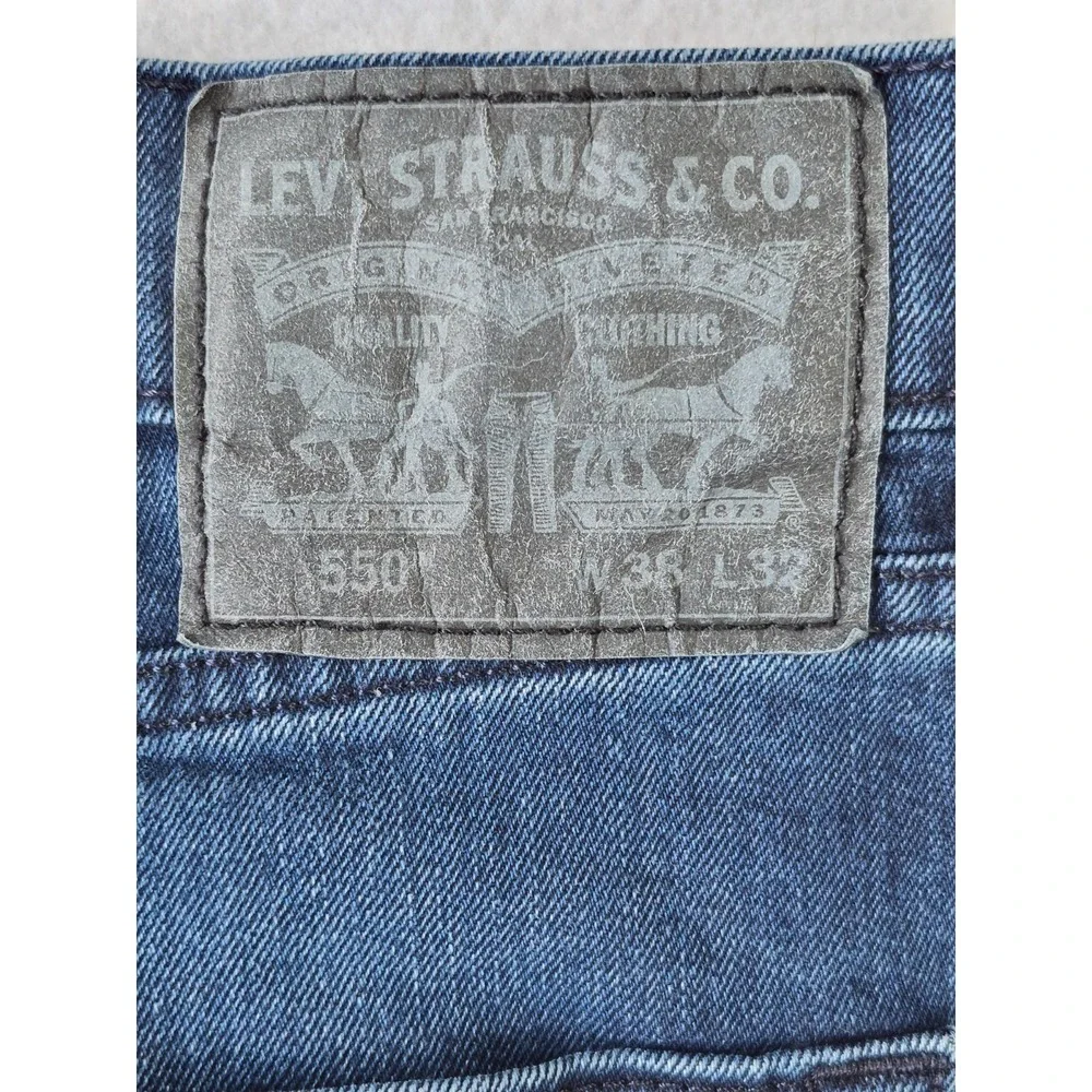 Levi's 511 Slim Fit Jeans Men's 38x32 Dark Wash Stretch Water Less Denim